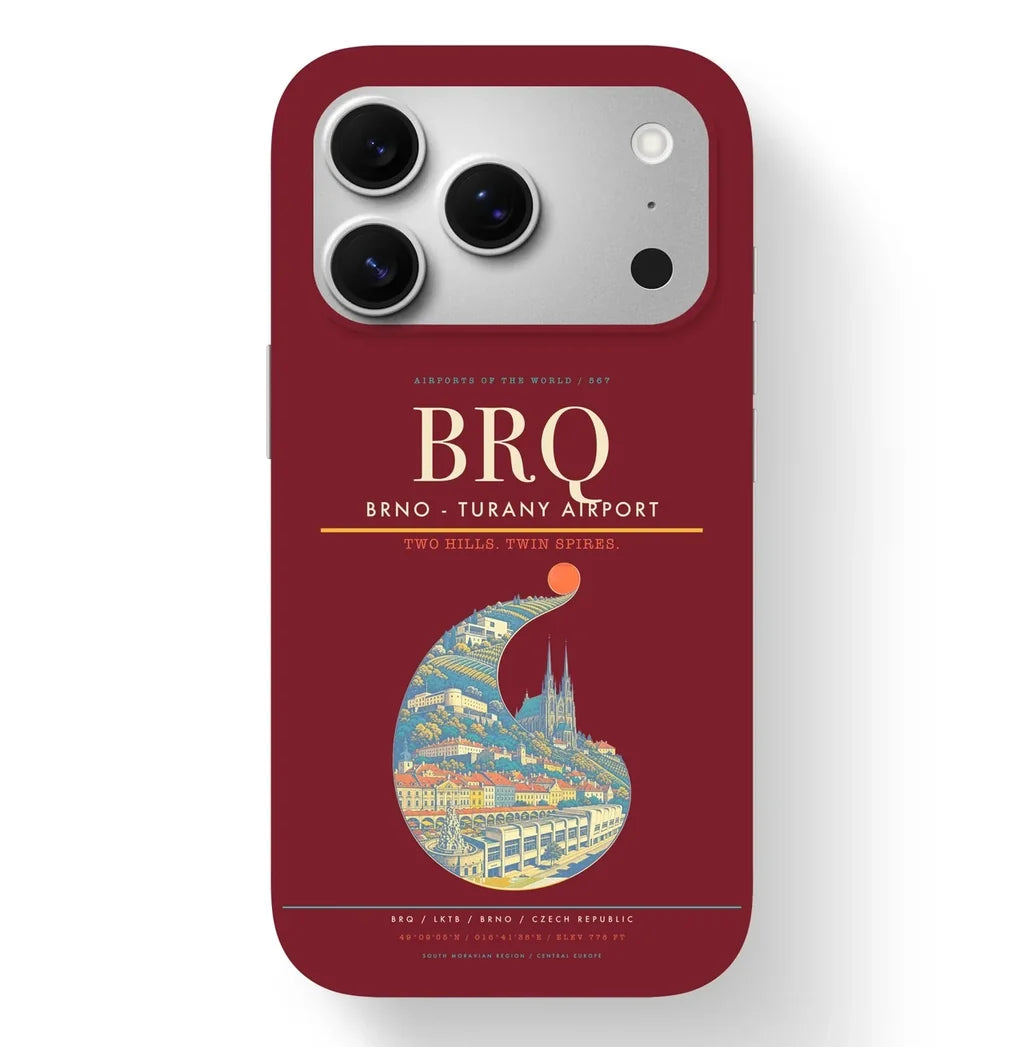 Brno - Turany Airport BRQ Dark Red