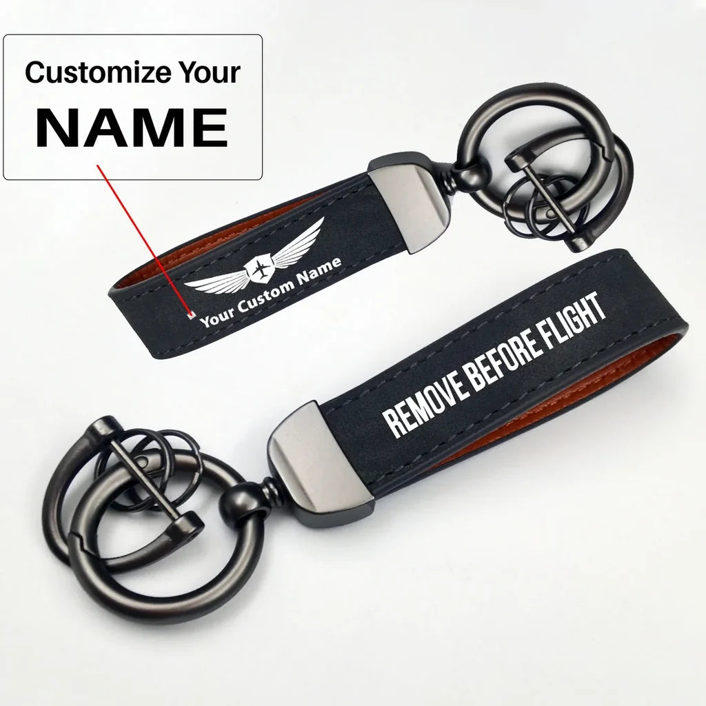 Customisable Remove Before Flight Key Chain - view 5