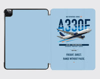 Thumbnail for Airbus A330-200F design on light blue ipad tablet case