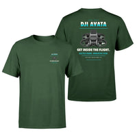 Thumbnail for DJI Avata design on dark green t shirt