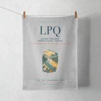 Thumbnail for Luang Prabang International Airport (LPQ) design on light gray towel