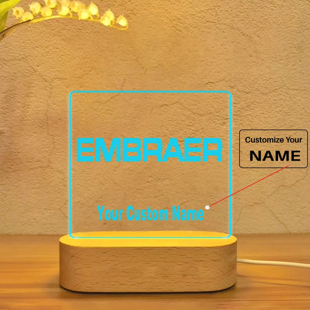 Customisable Embraer Lamp - view 5
