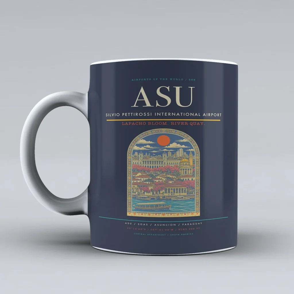 Silvio Pettirossi International Airport ASU Mug - Dark Blue