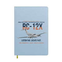 Thumbnail for RC-12X Guardrail Signals From Above design on light blue notebook