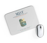 Thumbnail for Harrisburg International Airport (MDT) design on light gray rectangle mouse pad