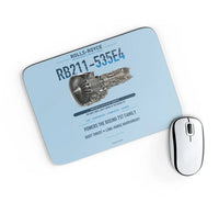 Thumbnail for RB211-535E4 design on light blue rectangle mouse pad
