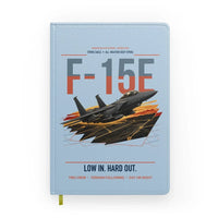 Thumbnail for F-15E Strike Eagle design on light blue notebook
