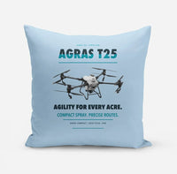 Thumbnail for DJI Agras T25 design on light blue pillow