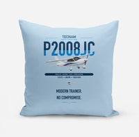 Thumbnail for Tecnam P2008JC NG design on light blue pillow