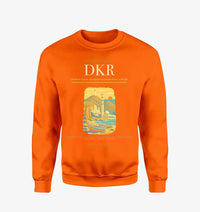 Thumbnail for Leopold Sedar Senghor International Airport (DKR) design on orange sweatshirt
