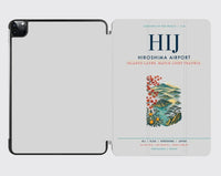 Thumbnail for Hiroshima Airport (HIJ) design on light gray ipad tablet case