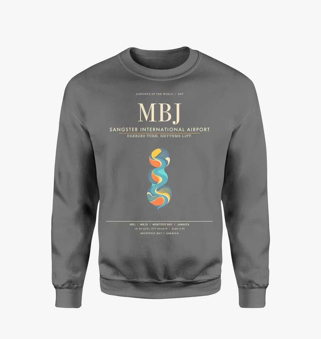 Sangster International Airport MBJ Sweatshirt - Gray