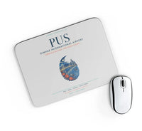 Thumbnail for Gimhae International Airport Busan (PUS) design on light gray rectangle mouse pad