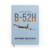 Thumbnail for B-52H Stratofortress design on light blue notebook