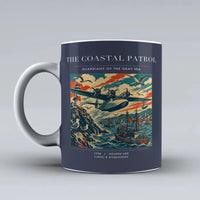Thumbnail for VINTAGE G4035 - The Coastal Patrol - Ceramic Mug design on darkblue