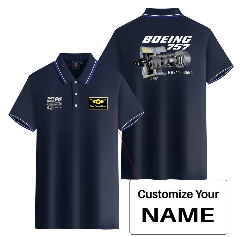 Customisable Boeing 757 Polo Shirt - view 5