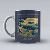 Thumbnail for VINTAGE G4510 - The Harvest And The Airfield - Ceramic Mug design on darkblue