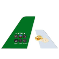 Thumbnail for Only Six Pack I Will Brooch - view 5