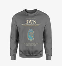 Thumbnail for Brunei International Airport Bandar Seri Begawan BWN Sweatshirt - Gray