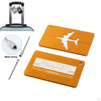 Thumbnail for DHL Aviation Aluminum Luggage tag in gold