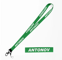Thumbnail for Antonov & Text lanyard - green