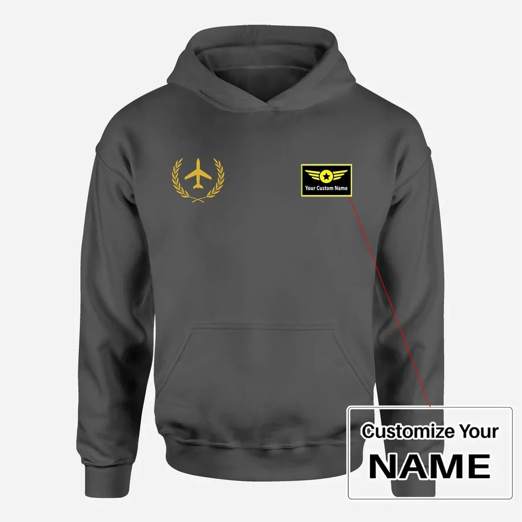 Customisable Leaf & Airplane Hoodie - view 5