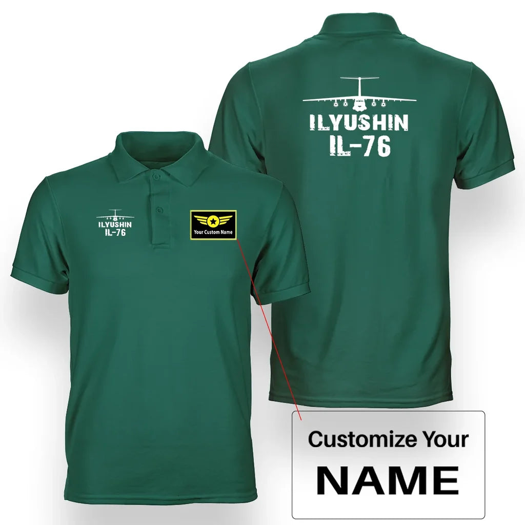 Customisable Ilyushin IL-76 Polo Shirt - view 5