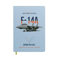 Thumbnail for F-14A Tomcat Defend The Fleet design on light blue notebook