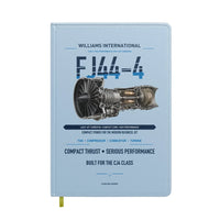 Thumbnail for FJ44-4 design on light blue notebook