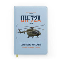 Thumbnail for Airbus UH-72A Lakota design on light blue notebook