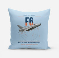 Thumbnail for English Electric Lightning F6 design on light blue pillow