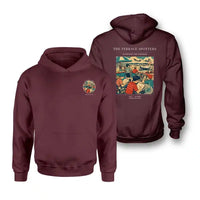 Thumbnail for VINTAGE G4114 - The Terrace Spotters - Double-Side Hoodie design on darkred double side