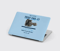 Thumbnail for TRENT XWB-97 design on light blue MacBook case