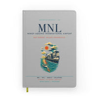 Thumbnail for Manila Ninoy Aquino International Airport (MNL) design on light gray notebook