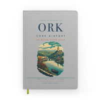 Thumbnail for Cork Airport (ORK) design on light gray notebook
