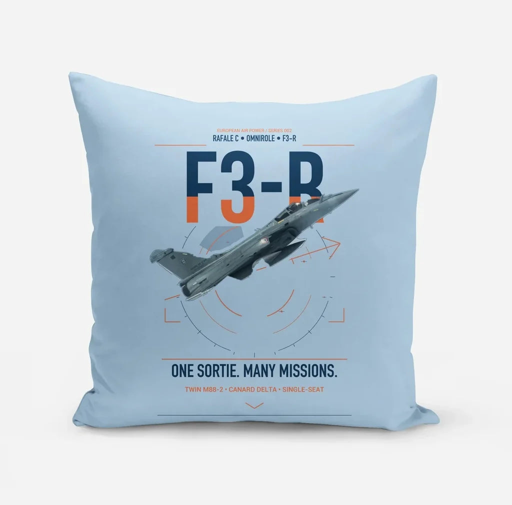 Dassault Rafale C — F3-R standard design on light blue pillow