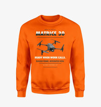 Thumbnail for DJI Matrice 30 design on orange sweatshirt