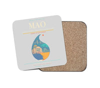 Thumbnail for Manaus - Eduardo Gomes International Airport MAO Coaster 1-Piece - Light Gray