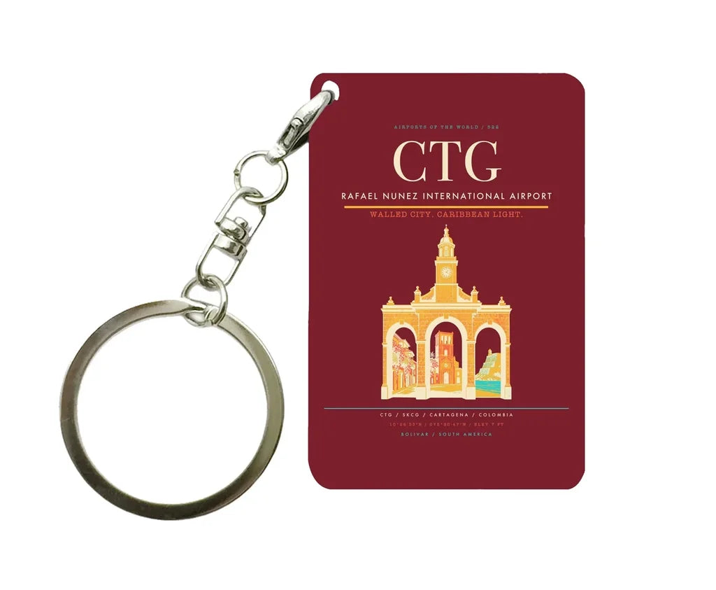 Rafael Nunez International Airport CTG Dark Red