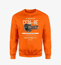 Thumbnail for CF34-8E design on orange sweatshirt