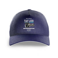 Thumbnail for TAY 650 design on dark blue printed hat