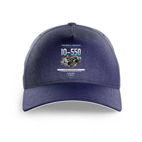 Thumbnail for IO-550 design on dark blue printed hat