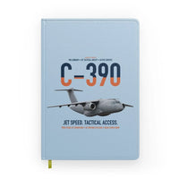 Thumbnail for C-390 Millennium design on light blue notebook