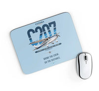 Thumbnail for Cessna T207A Stationair 8 design on light blue rectangle mouse pad