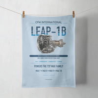 Thumbnail for CFM LEAP-1B design on light blue towel