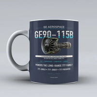 Thumbnail for Mug design on dark blue ge90 115b