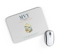 Thumbnail for Martha's Vineyard Airport (MVY) design on light gray rectangle mouse pad
