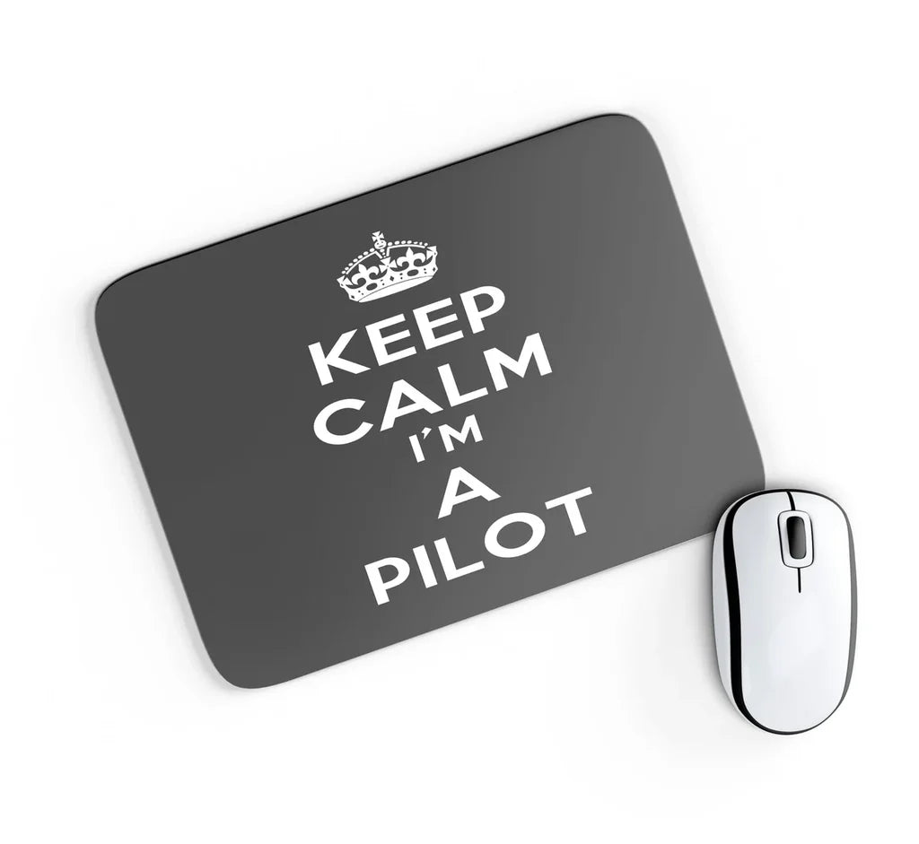 Keep Calm I'm A Pilot Mouse Pad - view 5