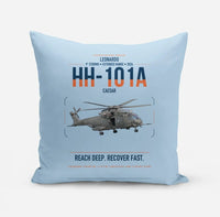 Thumbnail for Leonardo HH-101A Caesar design on light blue pillow