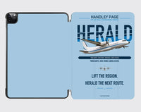 Thumbnail for Handley Page HPR.7 Dart Herald design on light blue ipad tablet case